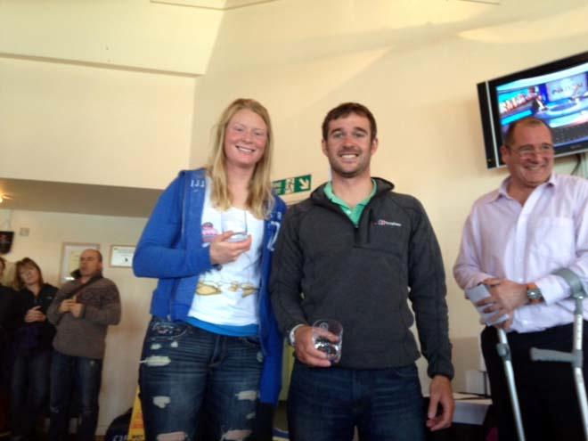 Ian Marti and Chloe Martin - 2nd Gold - RS200 Sprint Championships, Rutland © Lucy Preston